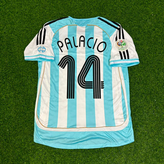 Rodrigo Palacio Argentina 2006 World Cup Retro Soccer Jersey Maillot Trikot