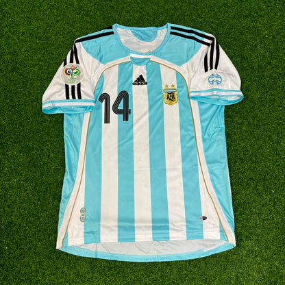 Rodrigo Palacio Argentina 2006 World Cup Retro Soccer Jersey Maillot Trikot