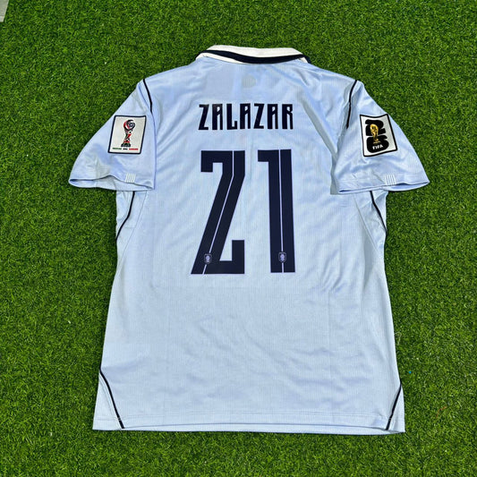 Rodrigo Zalazar #21 Uruguay 2026 World Cup Home Sky Blue Jersey