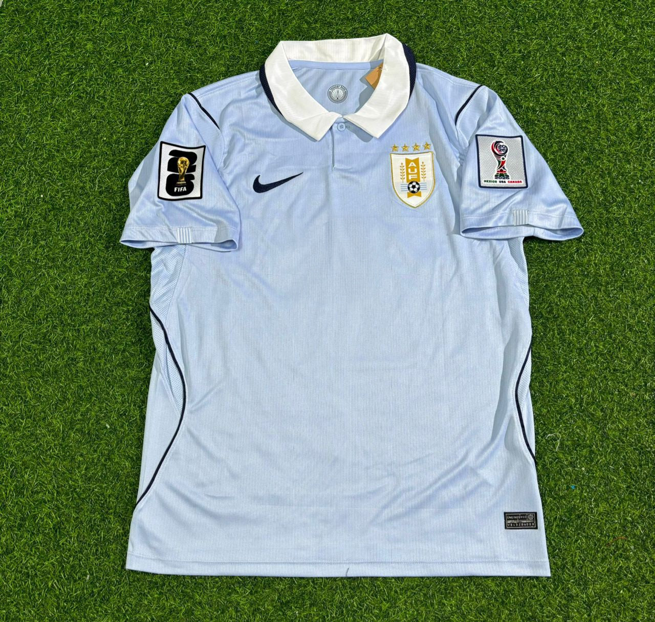 Federico Valverde #8 Uruguay 2026 World Cup Home Sky Blue Jersey