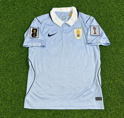 Federico Valverde #8 Uruguay 2026 World Cup Home Sky Blue Jersey