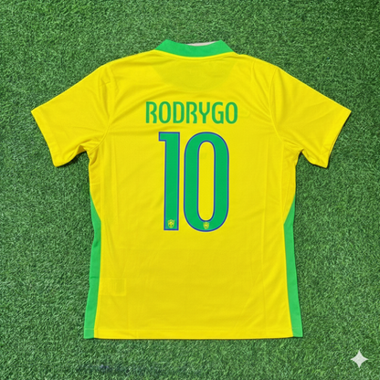 Rodrygo 10 Brazil 2026 World Cup New Season Football Jersey