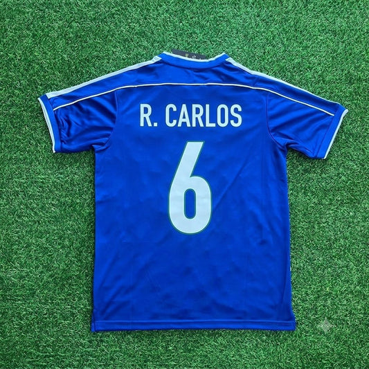 Roberto Carlos Brazil 1998 World Cup Retro Jersey Trikot