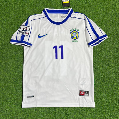 Romário #11 Brazil 1998 World Cup Retro Football Jersey