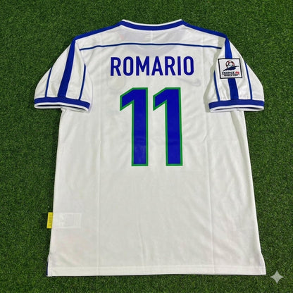 Romário #11 Brazil 1998 World Cup Retro Football Jersey