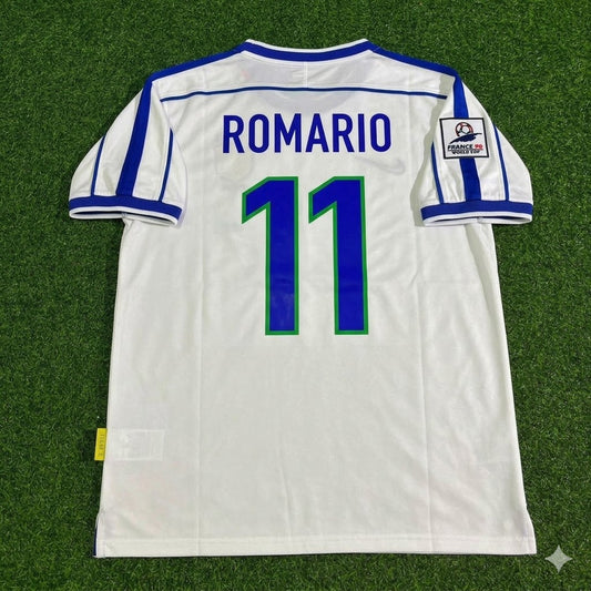 Romário #11 Brazil 1998 World Cup Retro Football Jersey