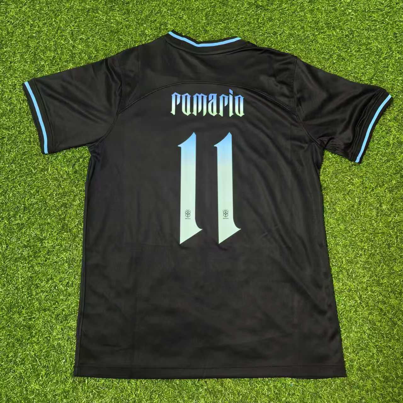 Romário Brazil Black Iconic Retro Football Jersey