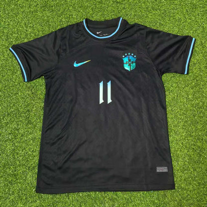 Romário Brazil Black Iconic Retro Football Jersey