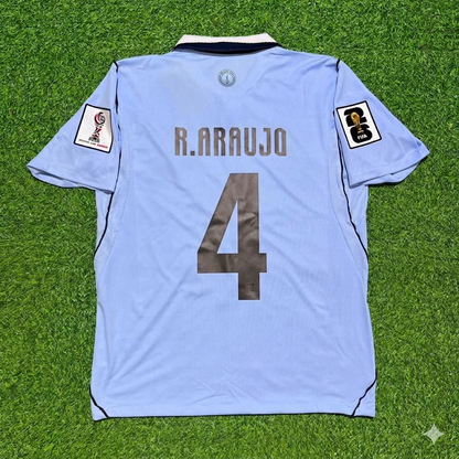 Ronald Araújo #4 Uruguay 2026 World Cup Home Sky Blue Jersey