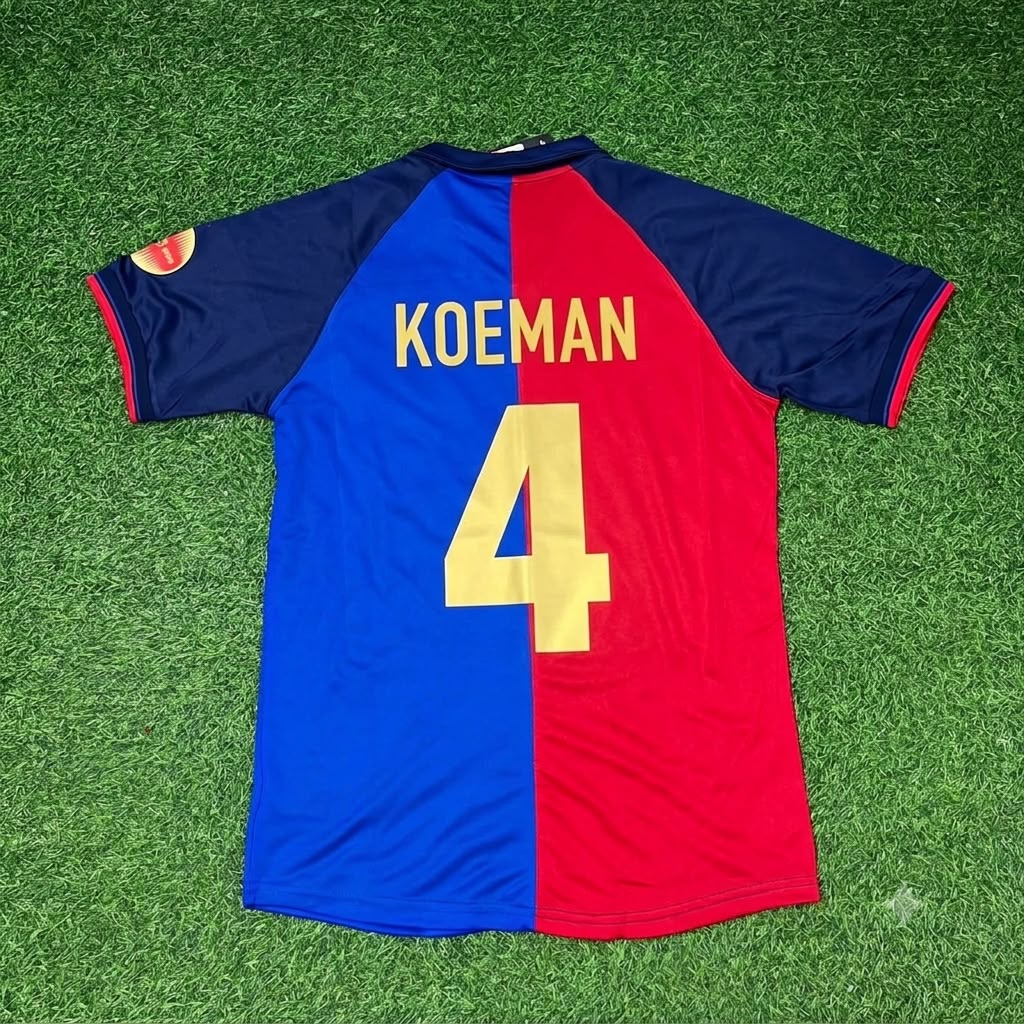 Ronald Koeman – Barcelona Special Retro Kit Jersey – | Trikot | Maillot Soccer Shirt