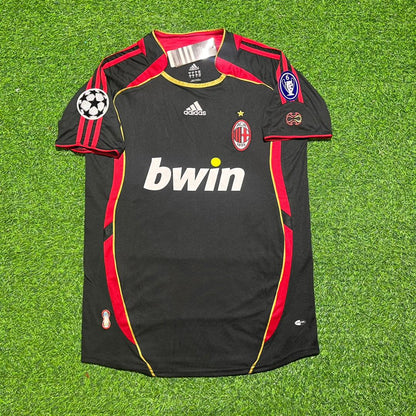 Ronaldinho #80 AC Milan 2008 2009 Home Retro Football Jersey