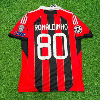 Ronaldinho – AC Milan Home Retro Kit Jersey – | Trikot | Maillot Soccer Shirt