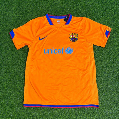 Ronaldinho Barcelona 2006-2007 Orange Retro Football Jersey