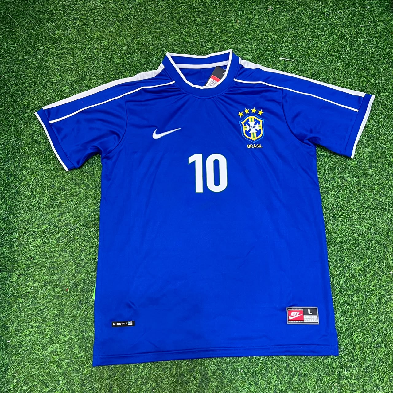 Ronaldinho Brazil Retro Jersey Trikot Maillot
