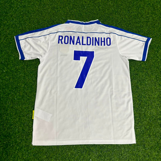 Ronaldinho #7 Brazil  Retro Football Jersey