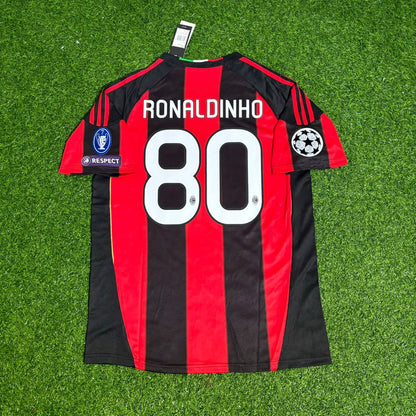 Ronaldinho Gaucho 10 - Milan 2010/2011 Home Retro Jersey Trikot