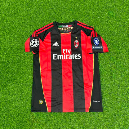 Ronaldinho Gaucho 10 - Milan 2010/2011 Home Kids Retro Jersey Trikot
