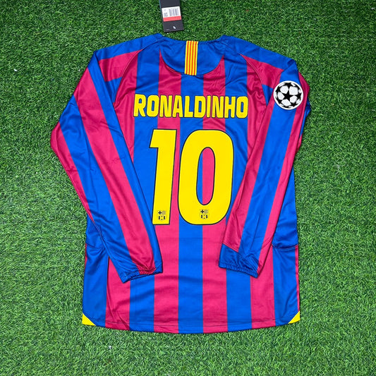 Ronaldinho Gaúcho Barcelona 2005-2006 Retro Football Jersey