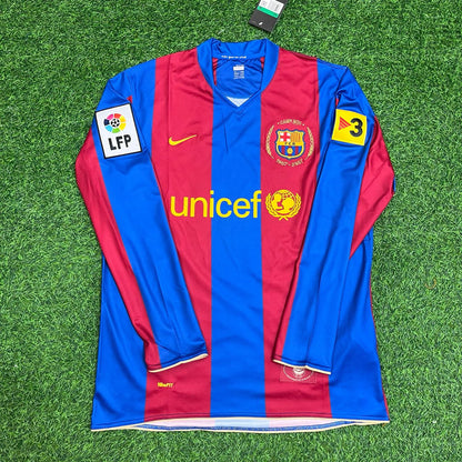 Ronaldinho Gaucho Barcelona 2007 Retro Football Jersey