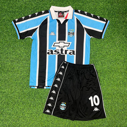 Ronaldinho Gaucho Gremio 2000 Kids Retro Football Jersey