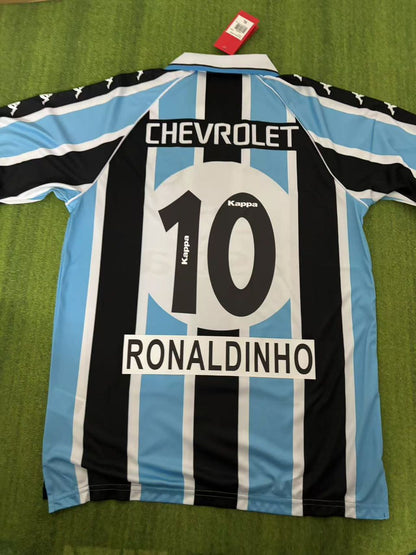 Ronaldinho Gaucho Gremio 2000  Soccer Retro Jersey Trikot Maillot Soccer Shirt