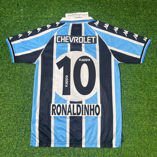 Ronaldinho Gaucho Gremio 2000  Soccer Retro Jersey Trikot Maillot Soccer Shirt