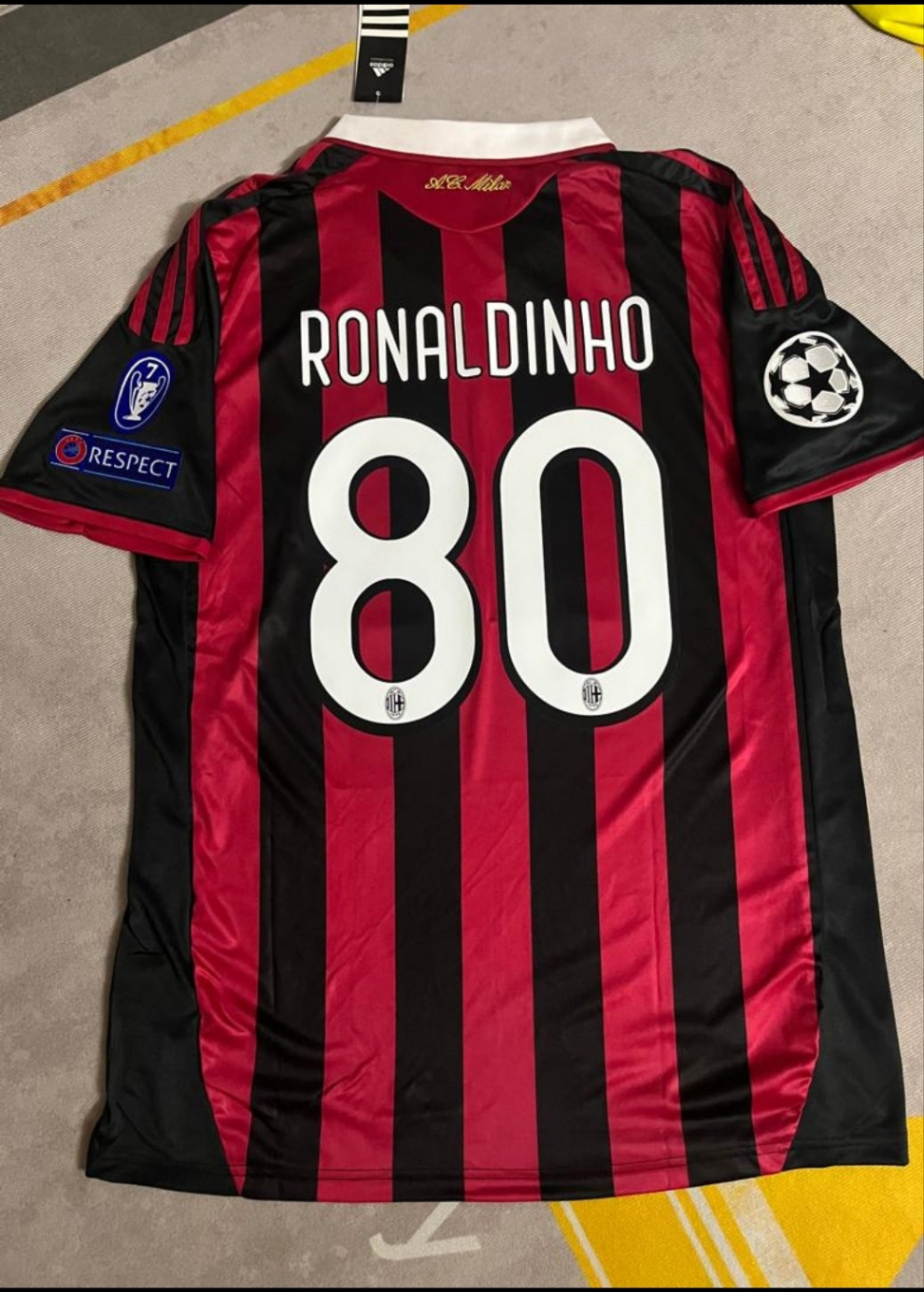 Ronaldinho AC Milan Retro Jersey