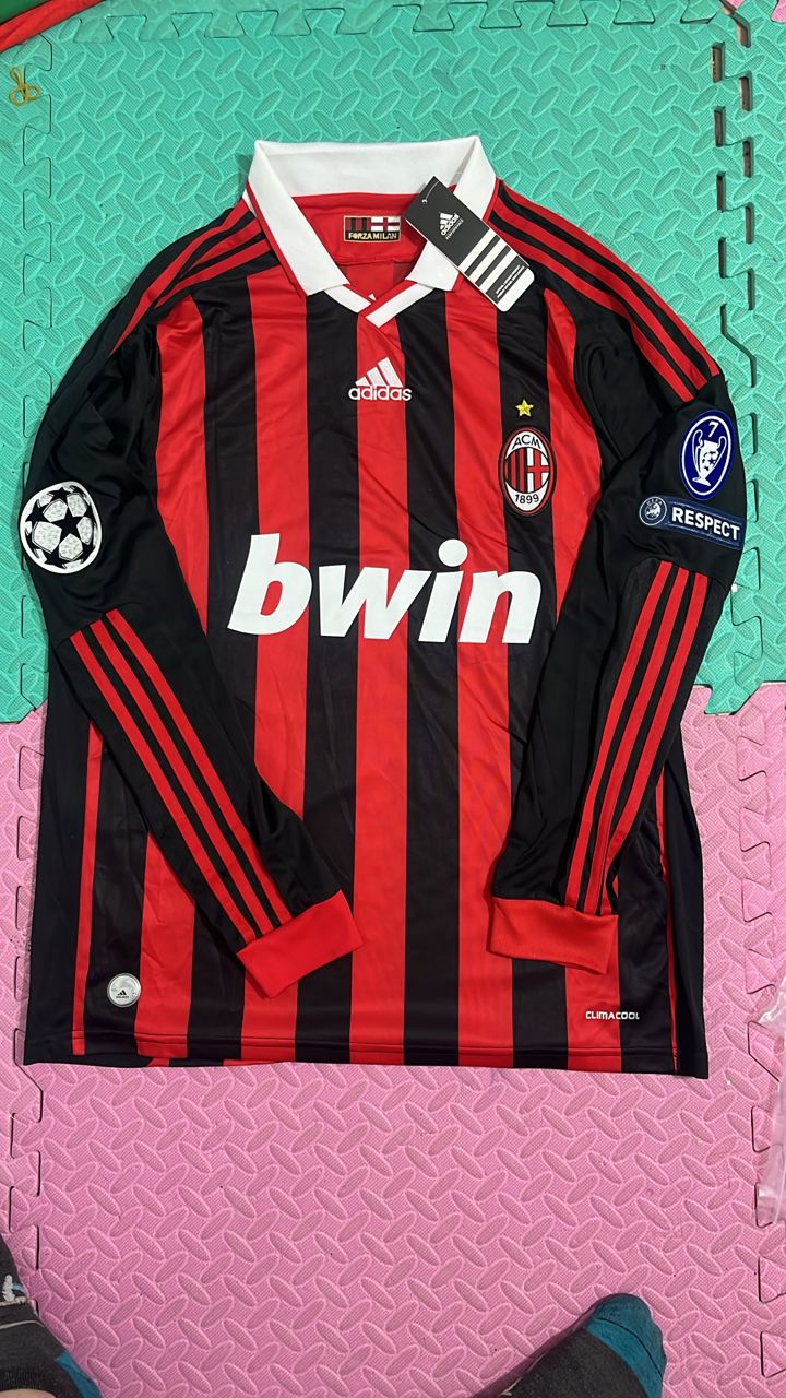 Ronaldinho 10/11 SEASON AC Milan Retro Jersey Maillot Trikot Maglia