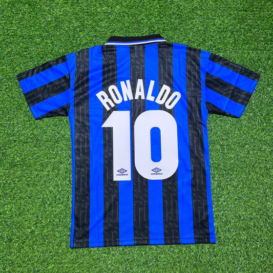 Ronaldo Nazario Inter 1997-1998 Home Retro Football Jersey