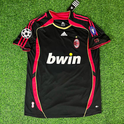 Ronaldo Nazario Fenomeno #99 – AC Milan Black 2006-07 Retro Jersey Trikot Maillot Soccer Shirt