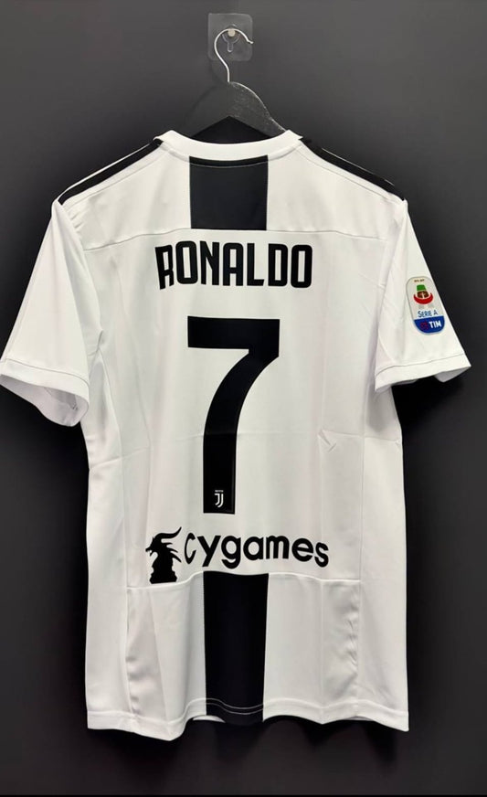 Cristiano Ronaldo Juventus Retro-Fußballtrikot