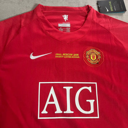 Cristiano Ronaldo Manchester United 2008 Final Kids Children Home Football Jersey