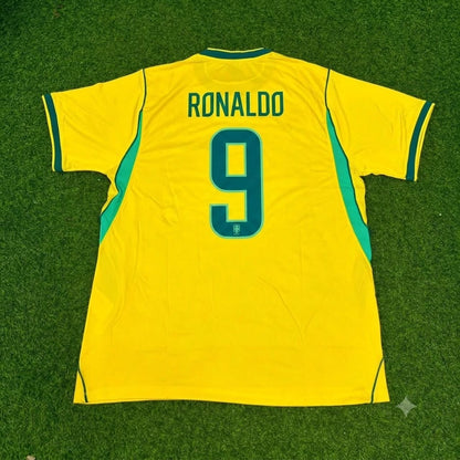 Ronaldo Nazario Brazil Commemorative Special Retro Football Jersey Kit