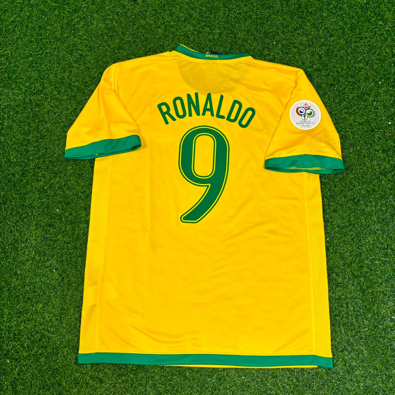 Ronaldo Nazario #9 Brazil 2006 World Cup Jersey Trikot