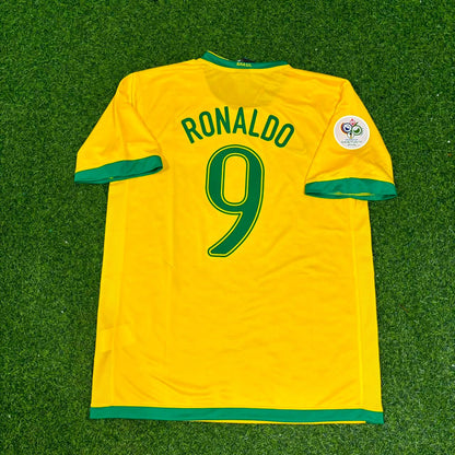 Ronaldo Nazario #9 Brazil 2006 World Cup Jersey Trikot