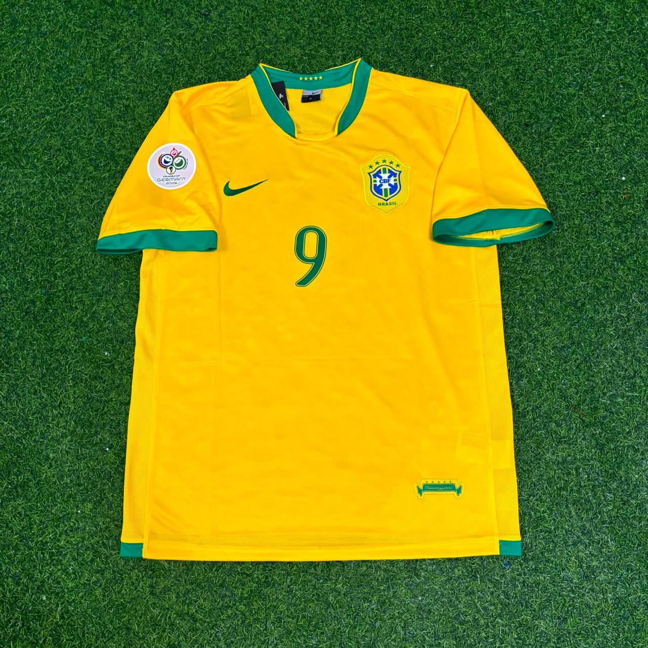 Ronaldo Nazario #9 Brazil 2006 World Cup Jersey Trikot