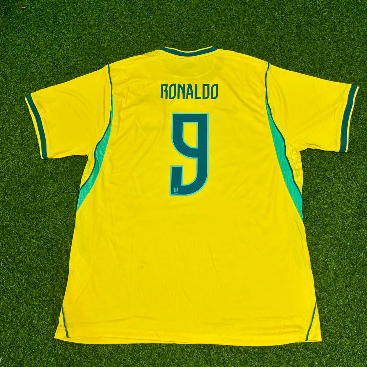 Maillot de Football Rétro Commémoratif Spécial Brésil Ronaldo Nazario