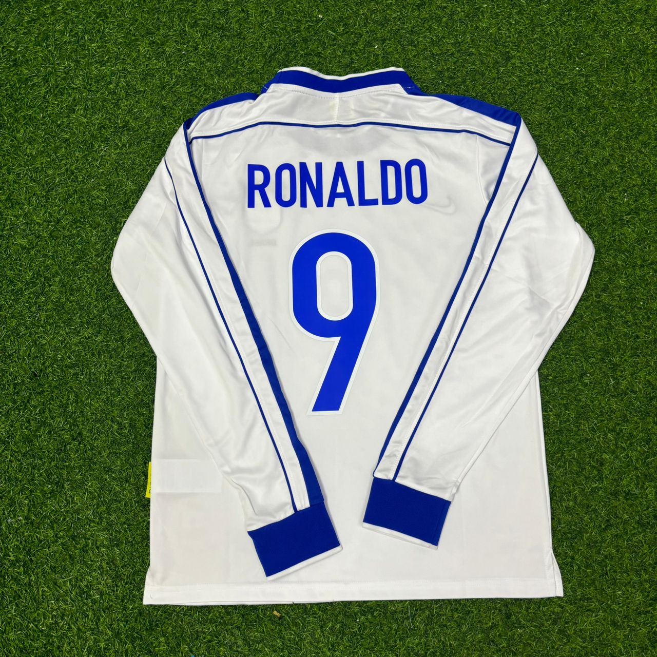 Ronaldo Nazário Brazil 1998 World Cup Long Sleeve Retro Football Jersey