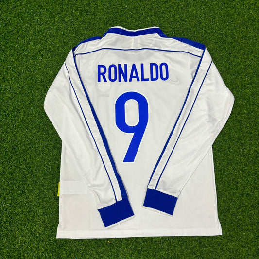 Ronaldo Nazário Brazil 1998 World Cup Long Sleeve Retro Football Jersey