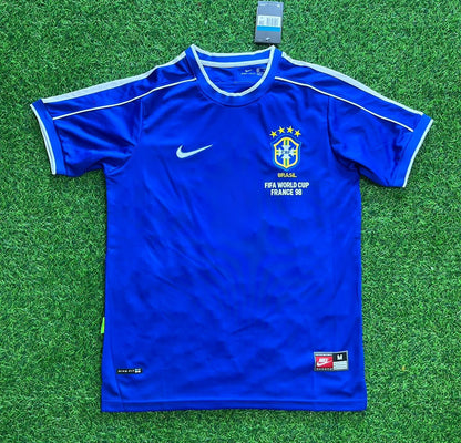 Cafu Brazil 1998 World Cup Retro Jersey Trikot
