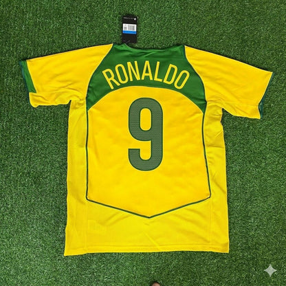 Maillot de foot rétro Ronaldo Nazario 9 – Brésil 2004–2006 – | Trikot | Maillot de football
