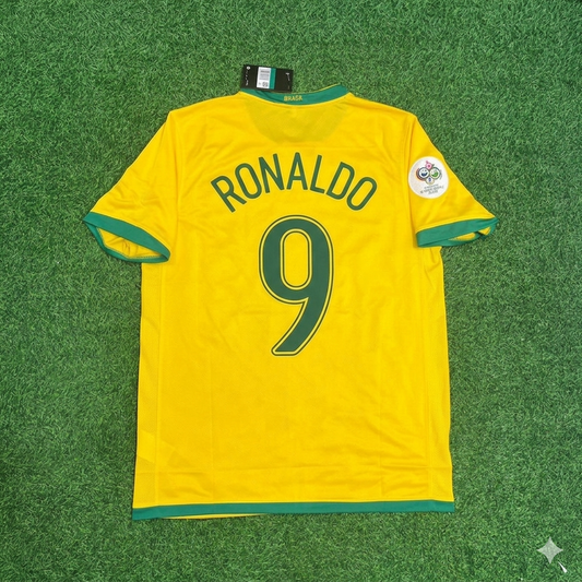 Ronaldo Nazario #9 Brazil 2006 World Cup Jersey Trikot
