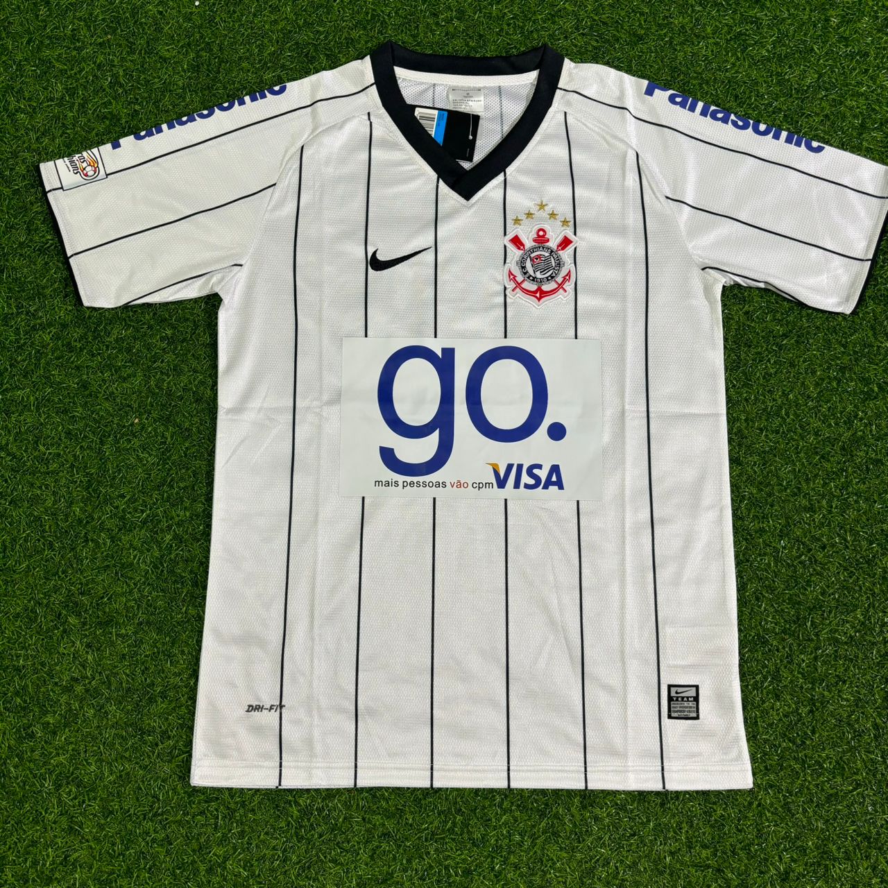 Ronaldo Nazario Corinthians 2009 White Retro Football Jersey