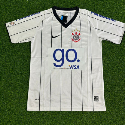 Ronaldo Nazario Corinthians 2009 White Retro Football Jersey