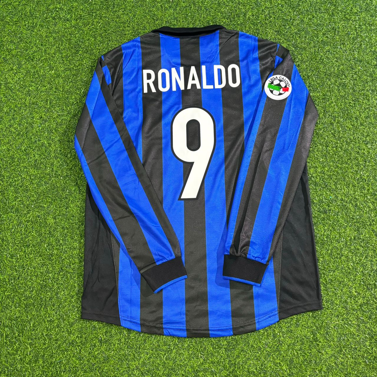 Ronaldo El Fenomeno R9 - Inter 1998 1999 Retro Jersey Trikot Maillot Maglia Soccer Shirt