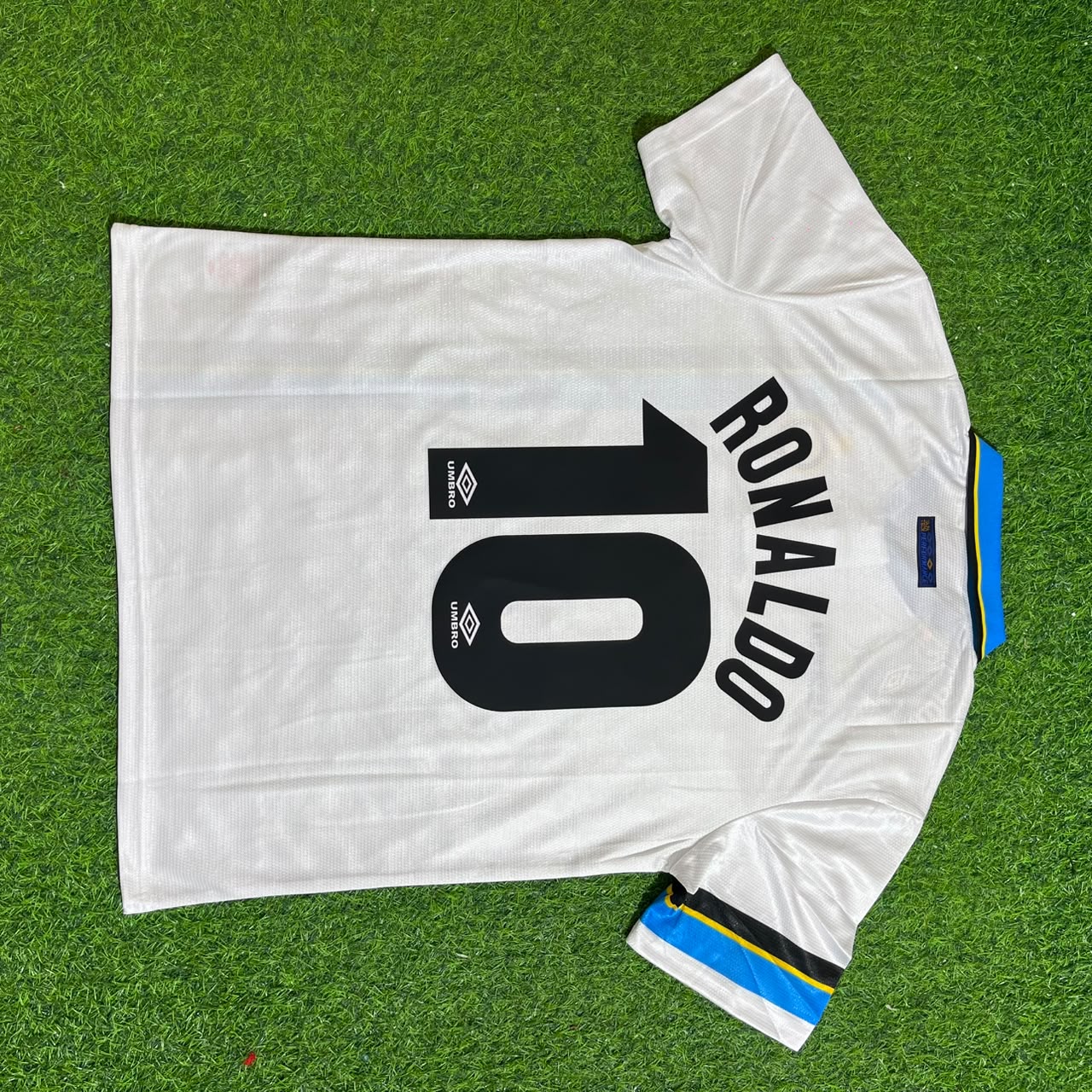 Ronaldo Nazario Inter 1997-1998 Away Retro Football Jersey