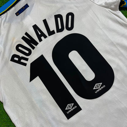 Ronaldo Nazario Inter 1997-1998 Away Retro Football Jersey