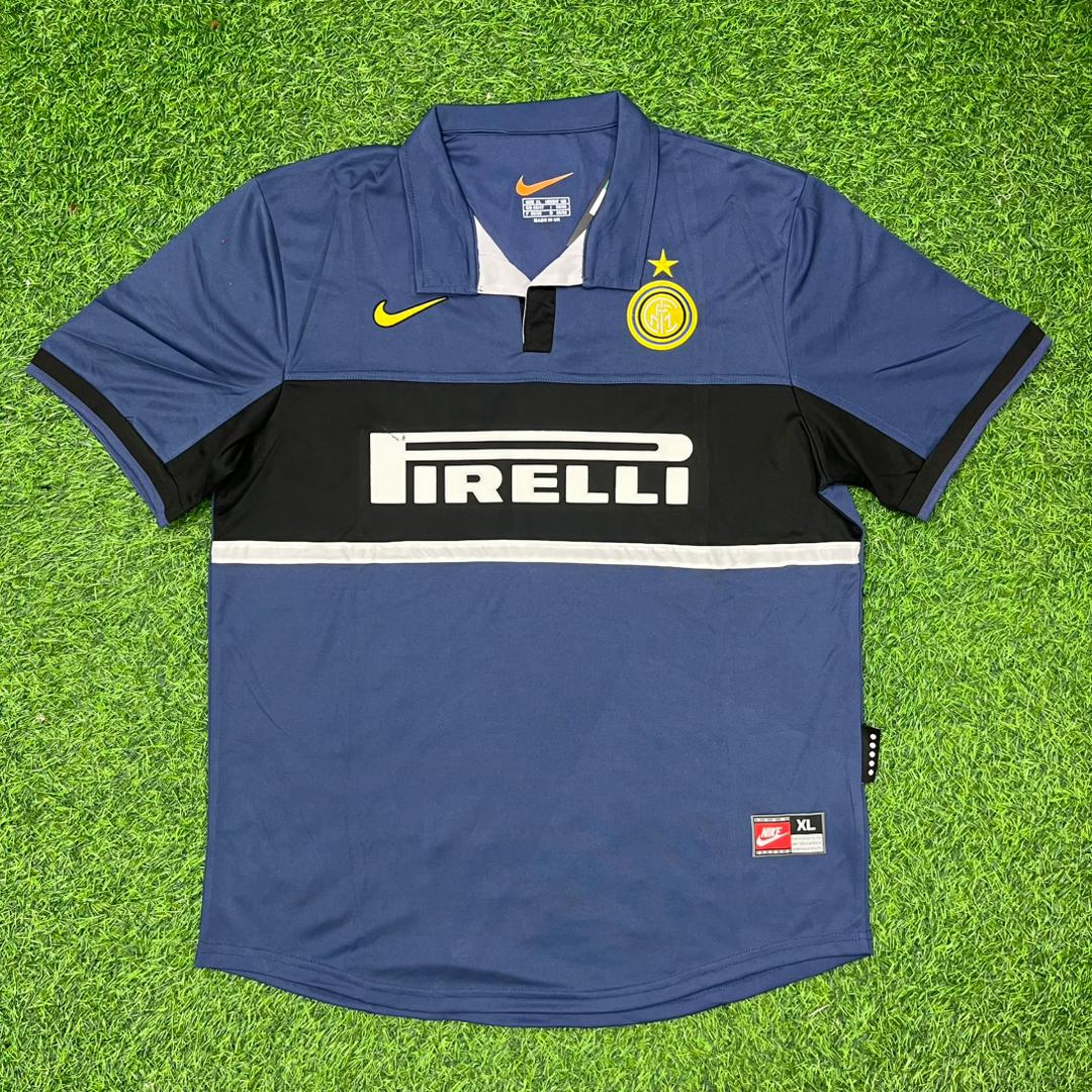 Ronaldo Nazario #9 Inter Milan 1998-1999 Home Retro Football Jersey