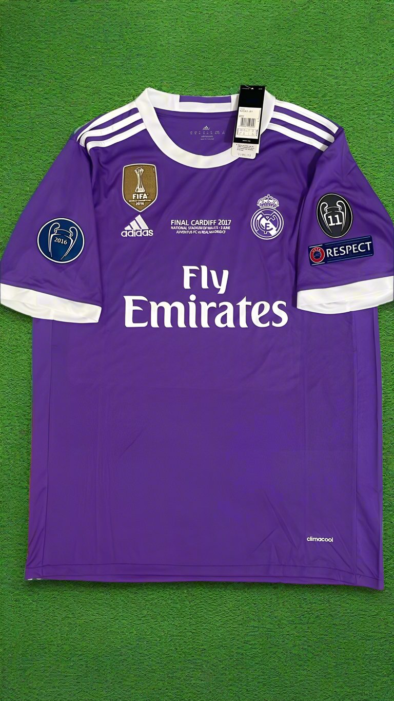 Cristiano Ronaldo Real Madrid Purple Retro Jersey Trikot