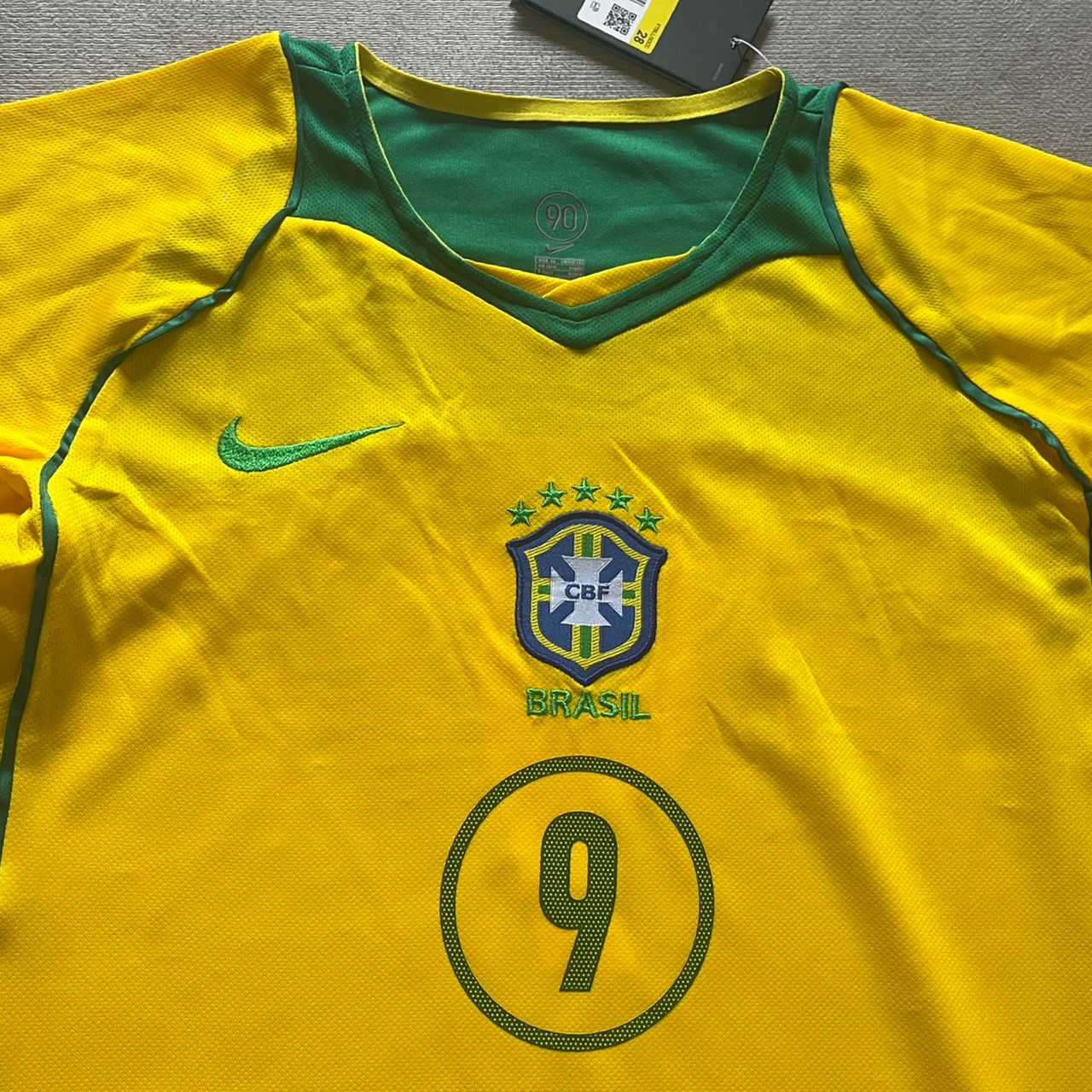 Ronaldo Nazario El Fenomeno Brazil Retro Kids kit Kindertrikot Cocuk formasi maillot enfant camiseta kindertrui